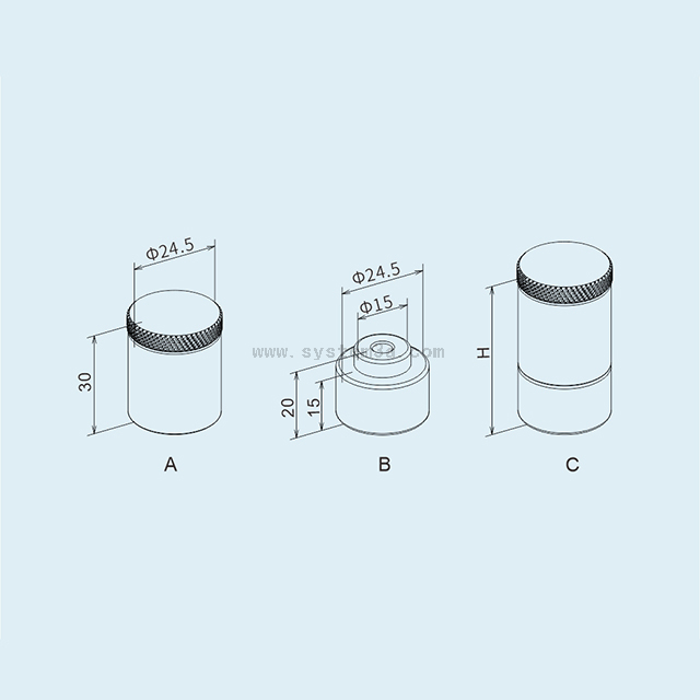 Jack Kẹp thép không gỉ Set 3A-210039