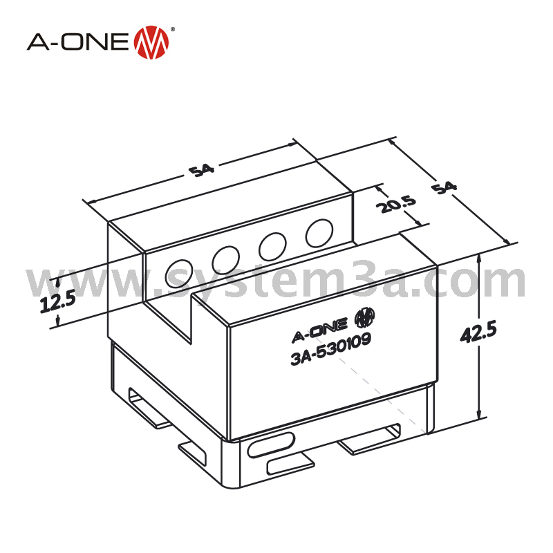 R Giá đỡ bằng thép U20 3A-530109