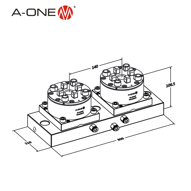 R Chuck Auto - Double 3A -100064 