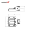 Điều chỉnh dây EDM Chuck R50 3A-200124