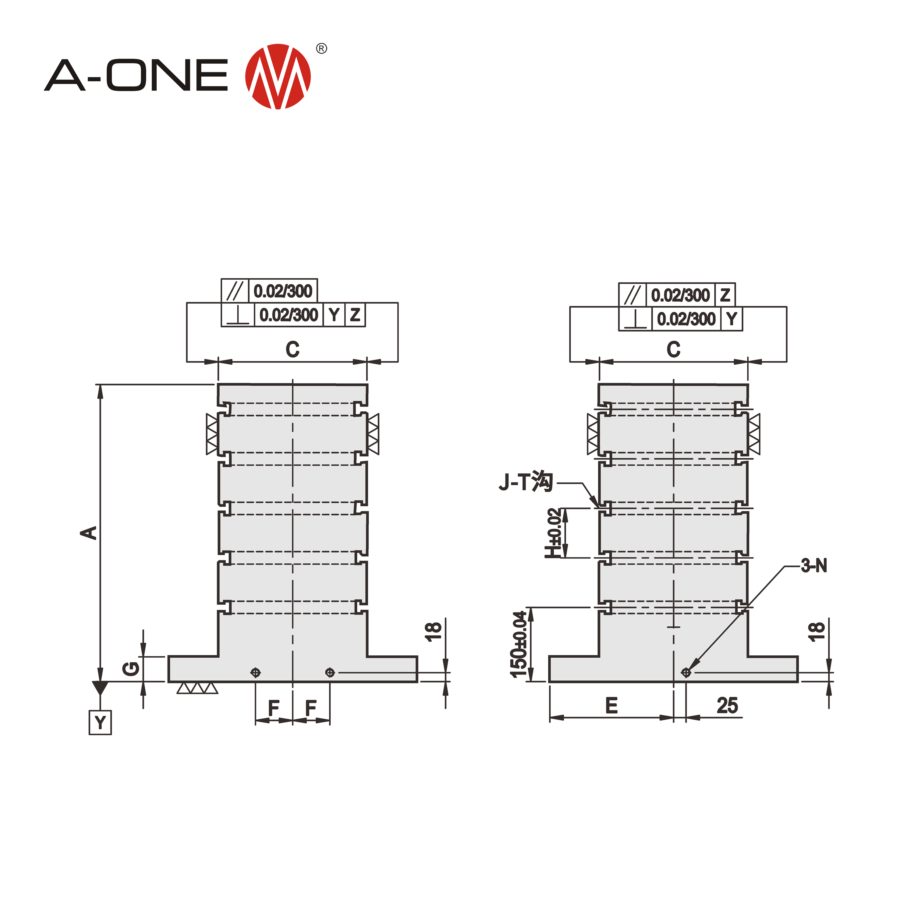  MC Square Tooling Cột MC09