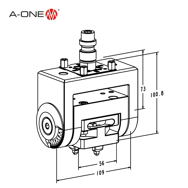 Đơn vị kẹp góc cạnh UnoSet cho Chuck50 3A-300050 nhanh