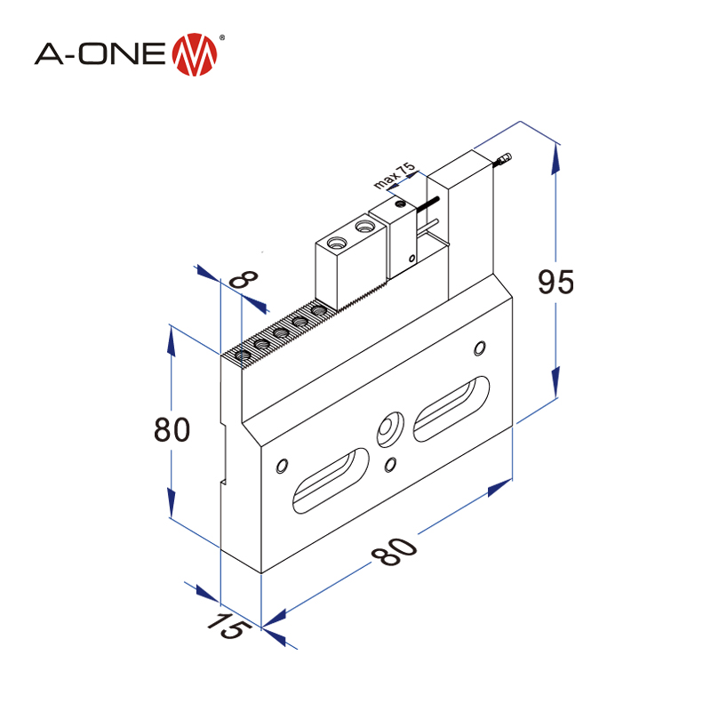 Kẹp dây đi bộ siêu mỏng 3A-210002