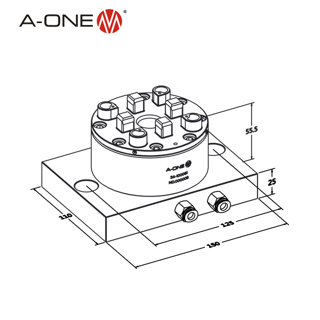 R Chuck với Tấm 3A-100062