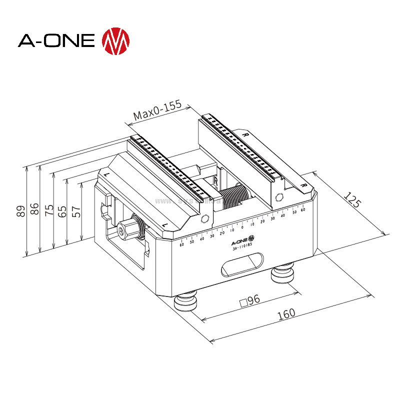 Tự trung tâm Vise 3A-110185