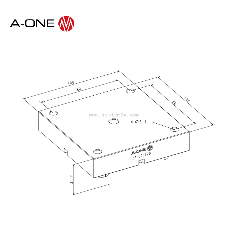 Người giữ bằng nhôm Eletrode 3A-500128