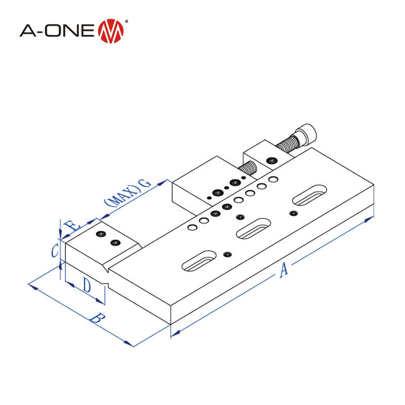 Kẹp dây đi bộ bằng tay (Vise) 3A-210008