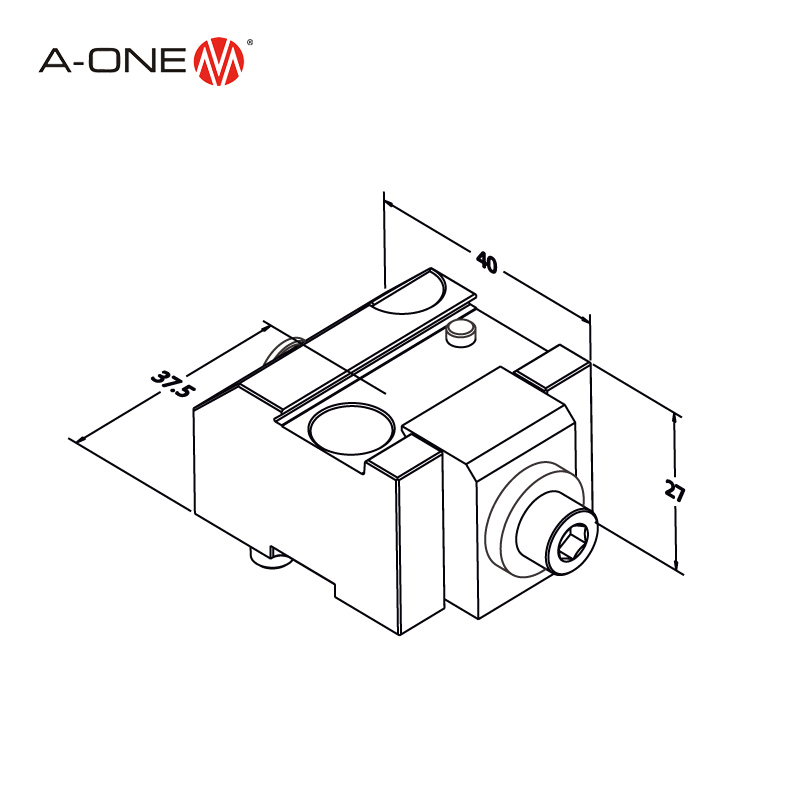 Người giữ đường có rãnh Dovetail U16 3A-110064