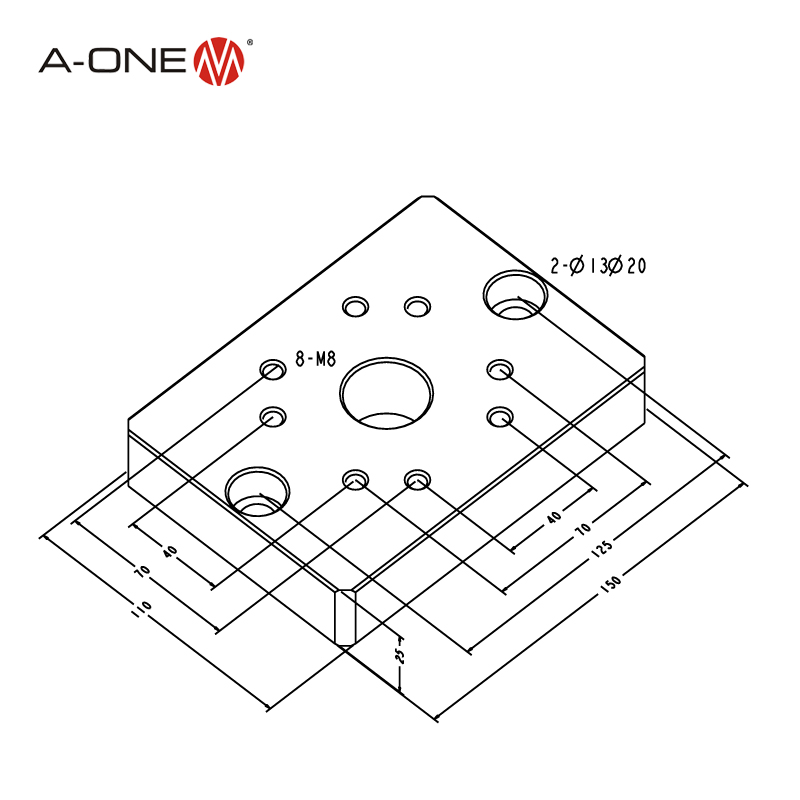 Tấm cơ sở cho một thủ công đơn lẻ 3A-100007