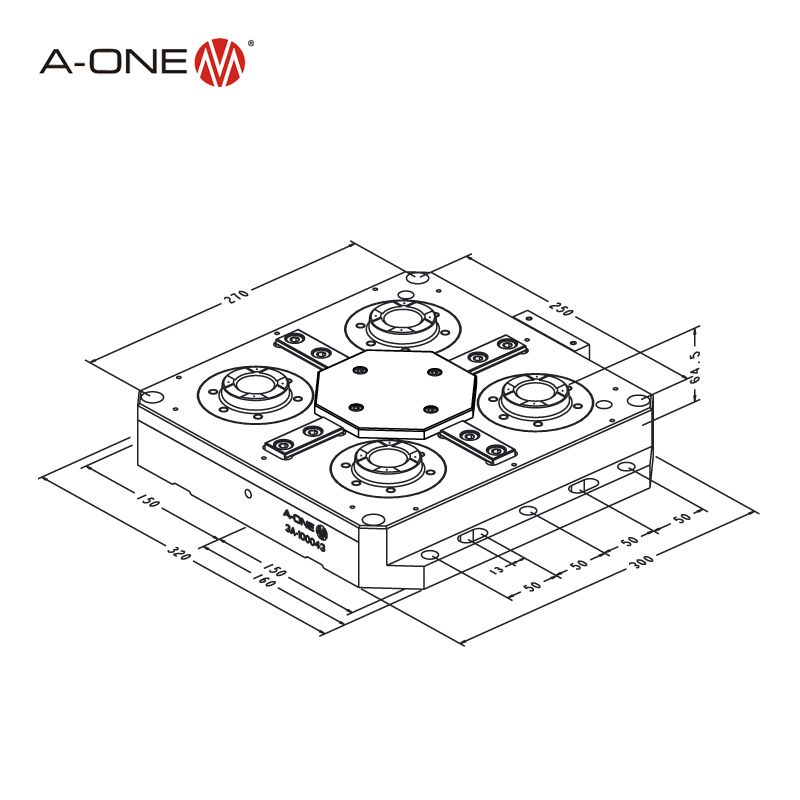 UPC P Chuck cho dây chuyền sản xuất 3A-100043