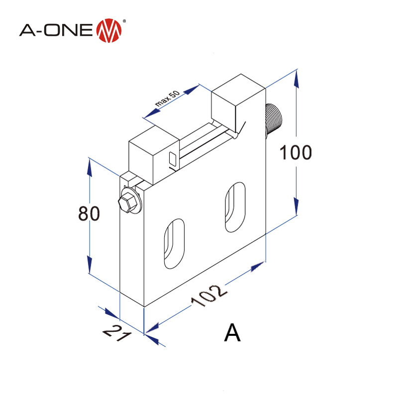 Kẹp dây đi bộ bằng tay (vise) 3A-210006