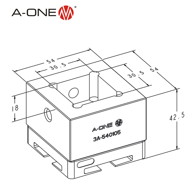 PRISROUNT 3A-540105 (giữ Stleel 3A-530105)