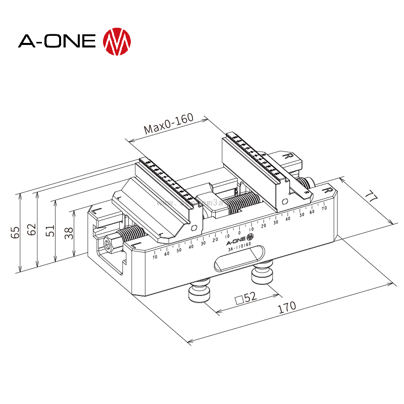 Vise tự trung tâm 3A-110160