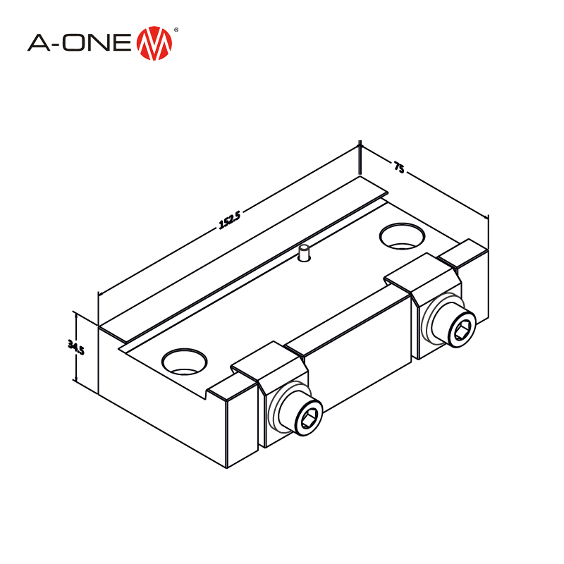 Giá đỡ có rãnh Dovetail U50 3A-110065